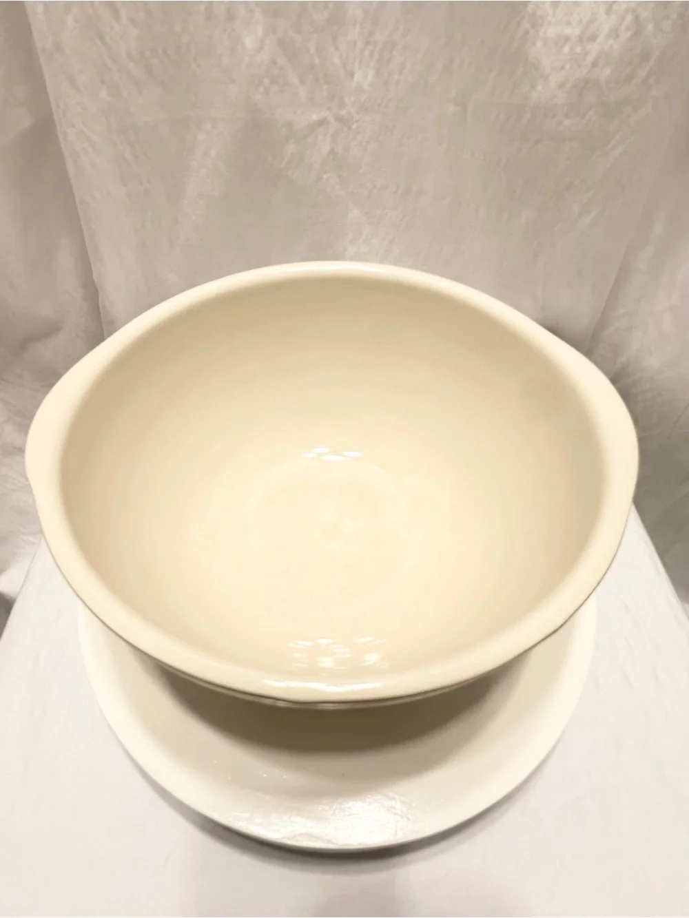 ✨🍂Yellow Ceramic Gripstand Mixing Bowl